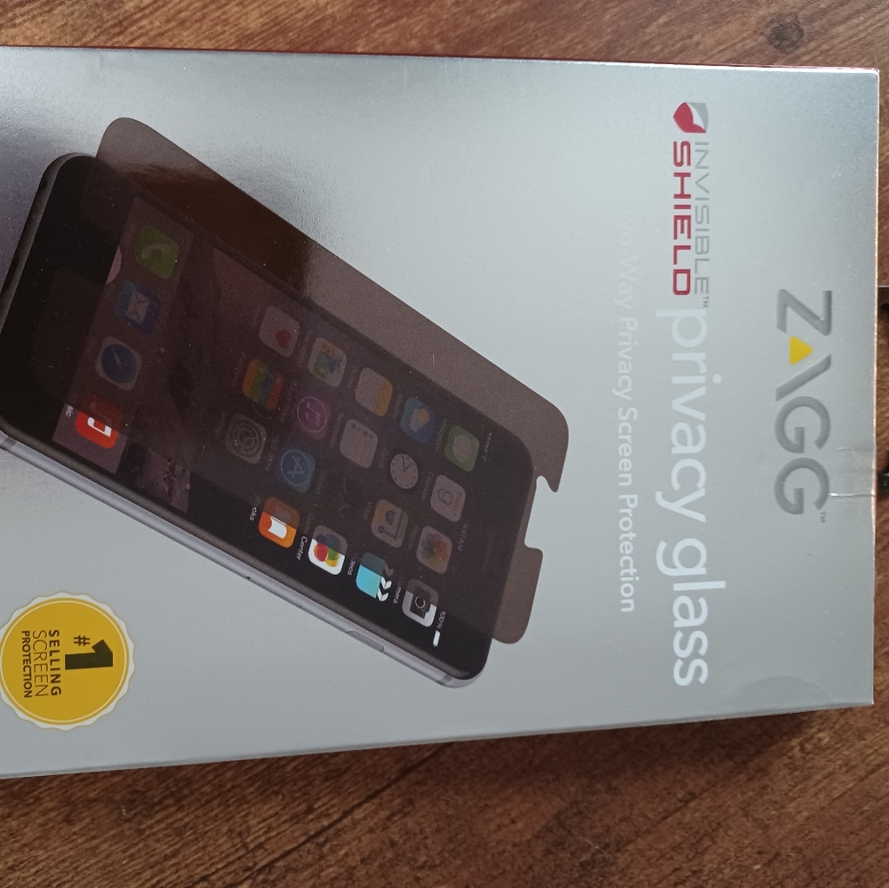Invisible shield privacy glass for iPhone